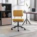 Corduroy 360 Degrees Swivel Ergonomic Chair, Modern Office Chair with Metal Base and Adjustable Height