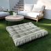 Humble + Haute Sunbrella Striped Large Indoor/Outdoor Square Tufted Floor Pillow with Handle (Single Pillow)