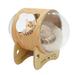 Modern Space Capsule Cat House Wooden Pet Bed Spaceship Warm Cozy Pet Beds