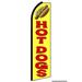 OnPoint Wares| Hot Dogs Burgers Swooper Flag- Pack of 2 | Advertising Flag/Business Flags | 11.5ft x 3.5ft