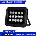 moobody Infrared Illuminator 15pcs Array IR LEDS IR Illuminator Wide Angle Long Waterproof for CCTV