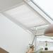 Keego Cordless Blackout Skylight Blinds Shades for Window Cellular Shades Suitable for Roof Inclined Plane Room Windows White 35 w x 52 h Excluding Telescopic Rods