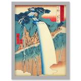 Mount Nikko Urami Waterfall Shimotsuke Province Utagawa Hiroshige Japanese Woodblock Artwork Framed Wall Art Print A4