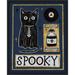 Amanti Art Frightfully Wicked III Cat Framed Canvas Wall Art Print