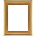 Plein Aire Open Back Frames - 3 Pack Of 1/2 Deep Frames For Canvas Panels Outdoor Artwork & More! - [Gold - 5X7]