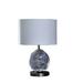 MAICOSY 20.5 in Athena Glass Led Plasma Mid-Century Metal Table Lamp