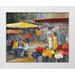 Roseboom Jettie 14x12 White Modern Wood Framed Museum Art Print Titled - Summer market II