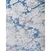 Abstract Design Area Rug - Silver Blue - Super Soft Machine Washable Stain Resistant - Ideal for High Traffic Areas - Perfect Addition for Your Home Decor