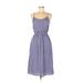 H&M Casual Dress: Blue Dresses - Women's Size 8