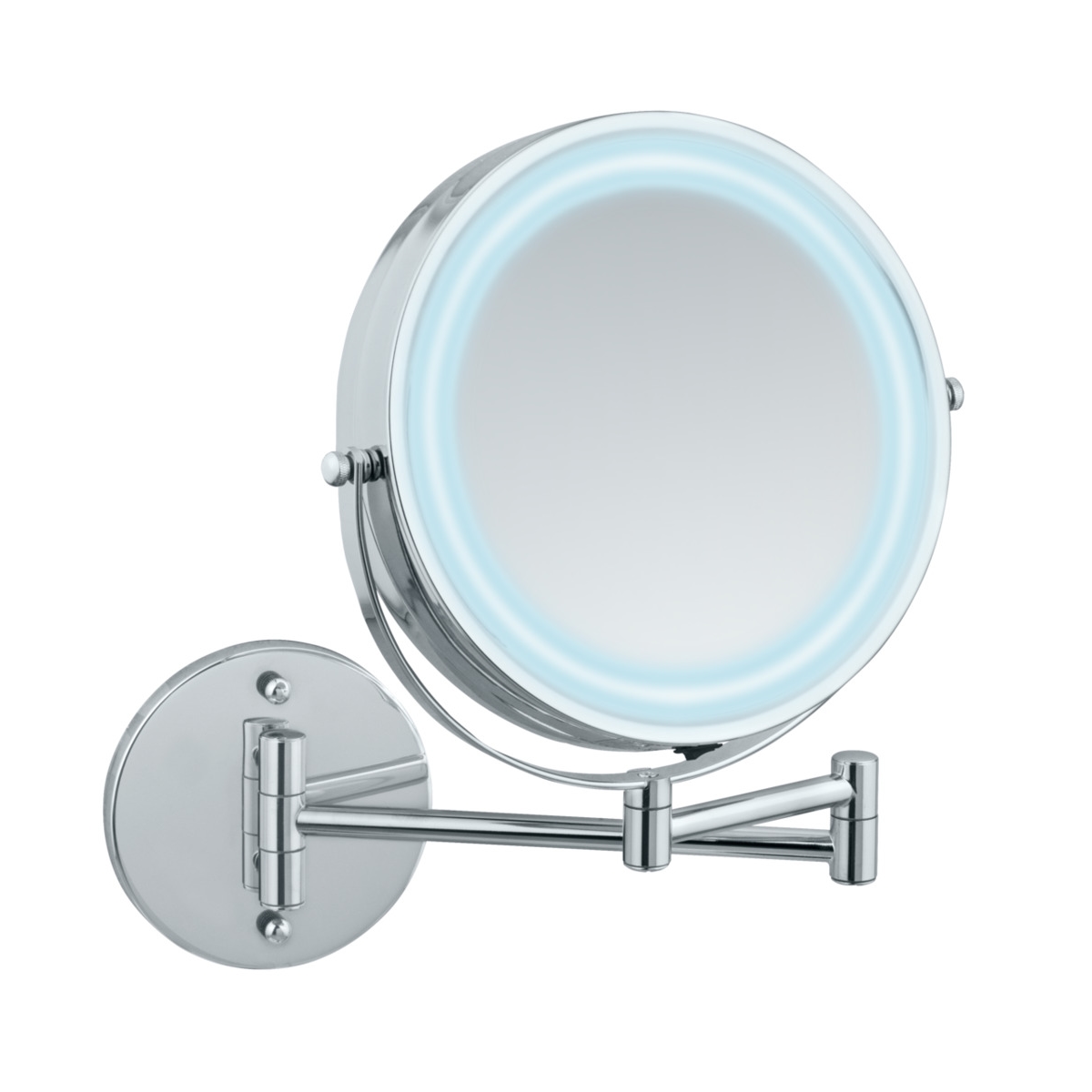 WENKO Power-Loc® LED Wandspiegel Lumi Image