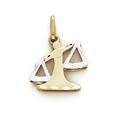 14ct Two Tone Gold Libra Zodiac Pendant Necklace Jewelry Gifts for Women