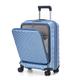 RMW Carry on Suitcase 20-Inch with Laptop Compartment, ABS+PC Hardshell Spinner Trolley for Lightweight 4 Wheels Cabin Luggage with TSA Locks,Expandable Hand Luggage Suitcase (Ice Blue)