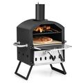 Gymax Pizza Oven Steel in Black/Brown/Gray | 28 H x 21.5 W x 12 D in | Wayfair GYM11360