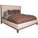 Vanguard Furniture Michael Weiss Queen Upholstered Panel Bed Cotton in Brown | 62.5 H x 72 W x 90 D in | Wayfair W526Q-HF_9BSNailhead_551067_Sussex