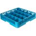 San Jamar OptiClean 20-Compartment Divided Tilted Glass Rack Plastic | 4 H x 19.88 W x 19.88 D in | Wayfair RC2014