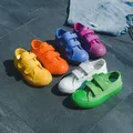 OPOEE-Chaussures en toile pour enfants chaussures Velcro décontracté nouvelle édition coréenne