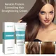 Keratin Hair Straightening Cream Replenish Nutrition Faster Smoothing Curly Improve Damaged Hair