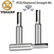 Vsharp PCD straight bit Diamond milling cutter double-edged straight router bit melamine board HPL