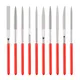 10Pcs Diamond Needle File Set 3x140mm Mini Needle File Kit For Stone Glass Metal Carving Craft Hand