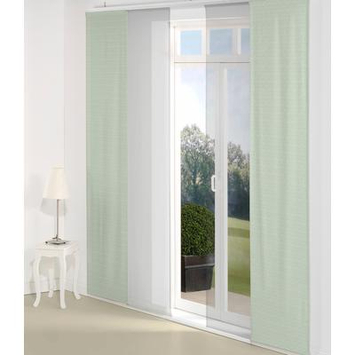 Schiebegardine WIRTH "Berwick" Gr. 3, grün, B:60cm H:225cm, Jacquard, Baumwolle, Polyester, Gardinen Image