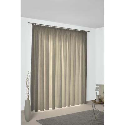 Vorhang WIRTH "Torbole" Gr. 1, braun (mittelbraun), B:65cm H:125cm, Jacquard, Baumwolle, Polyester, Gardinen Image