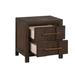 Kenzo Modern Style 2-Drawer Nightstand Made with Wood