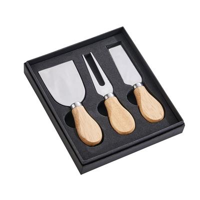 Set/3 Cheese Tools W/Wood Handles 5" - N/A