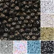 100/200 stücke Brief Perlen Weiß Schwarz Runde Gold Silber Farbe Acryl Alphabet Perlen für Schmuck