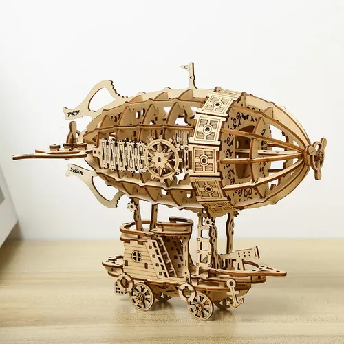 Kreative Luftschiff Modell Puzzles Modelle Kit Kind Modell auto DIY 3D Puzzle Spielzeug für