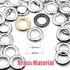 10sets 20mm Silber Gold Schwarz Messing Material Große Größe Silber Tülle Öse Mit Unterlegscheibe Fit Leder DIY Handwerk schuhe Gürtel Kappe