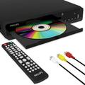 Philips DVD Player for TV DVD/CD Player for Home 1080p USB DVD Plays All Regions RV DVD Players for Smart TV