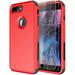 Diverbox for iPhone 8 Plus Case iPhone 7 Plus Case [Shockproof] [Dropproof] [Dust-Proof] Heavy Duty Protection Phone Case Cover for Apple iPhone 8 Plus & 7 Plus (Red)