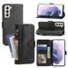 Samsung Galaxy S21 Ultra 5G Case PU Leather Zipper Card Holder Cover Wallet Magnetic Closure Compatible with Samsung Galaxy S21 Ultra 5G Case