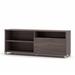 Pro-Linea Credenza w/ Two drawers in Bark Gray - Bestar 120610-000047