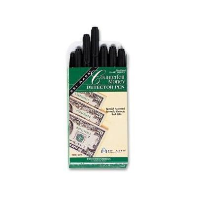 Drimark DRI351R1 Smart Money Counterfeit Bill Detector Pen for Use with U.S. Currency, Dozen