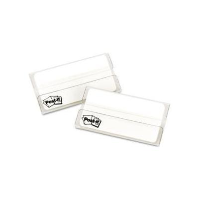 3M  MMM686F50WH3IN Durable File Tabs, 3" x 1-1/2", White, 50 Per Pack