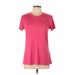 Nike Active T-Shirt: Pink Activewear - Women's Size Large