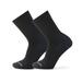 Smartwool Men's Everyday Solid Rib Crew 2 Pack Socks, Black SKU - 700985