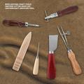 Leather Craft Tools Leather Craft Tools Kit Diy Leather Groover Cutter Leather Cutter Knife 6PCS Leather Craft Tools Leather Cutter Knife DIY Leathercraft Groover Tool Kit Set