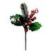 knqrhpse Christmas Decorations Indoor Cuttings Needles Flower Branch Accessories Holiday Decoration Red Fruit Berry Fruit Branch Flowers Red Anker Christmas Garland Christmas Wreath