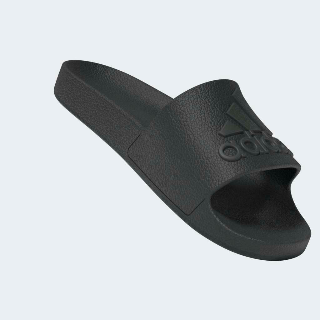Badesandale ADIDAS SPORTSWEAR "ADILETTE AQUA", Herren, Gr. 38, schwarz (core schwarz, core schwarz, core schwarz), Synthetik, Schuhe