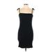 Wild Fable Casual Dress - Mini: Black Solid Dresses - Women's Size Large