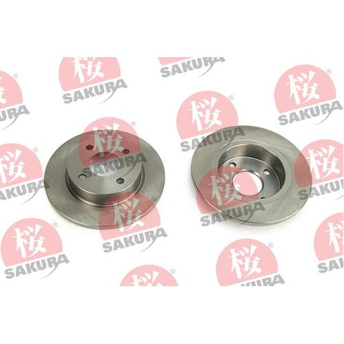 SAKURA Bremsscheibe vorne rechts links voll 234mm für NISSAN 40206-5F003 40206-5F001 604-10-4060