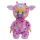 Cry Babies Tiny Cuddles Bruny - 9 inch Baby Doll, Cries Real tears, Pink and Blue