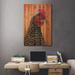 Rosalind Wheeler Ramatou Bossy On Wood by Brandon Keehner Print Wood in Brown/Orange/Red | 26 H x 18 W x 1.5 D in | Wayfair