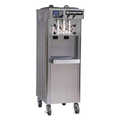 Stoelting F231-38I2 Soft Serve/Yogurt Freezer w/ 2 Heads & (2) 3/4 HP, 208-240v/1ph, Air Cool, Stainless Steel