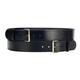 Women's Black Meera Wide Leather Belt XXL Haute Cuir