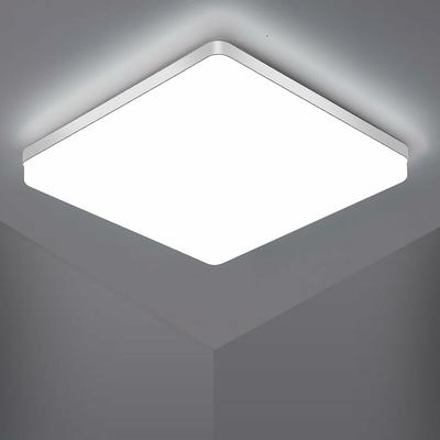 Goeco - led Deckenleuchte Kaltweiß 6000K Quadrat 30x30cm Deckenleuchte für Badezimmer Wasserdicht