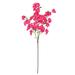 Set of 3 Magenta Artificial Spring Cherry Blossom Flower Stem Spray 40in - 40" L x 10" W x 5" DP