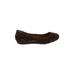 Sun + Stone Flats: Brown Leopard Print Shoes - Women's Size 6